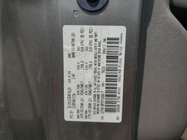 Photo 10 from auction – 2007 DODGE RAM 1500 S with VIN 1D7HA18P37S183017