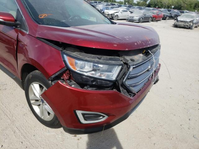 Photo 9 from auction – 2016 FORD EDGE SEL with VIN 2FMPK3J96GBC11280