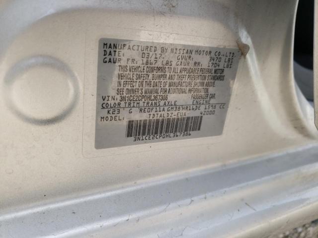 Photo 10 from auction – 2017 NISSAN VERSA NOTE with VIN 3N1CE2CP0HL367386