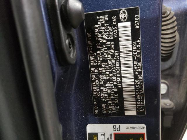 Photo 10 from auction – 2015 TOYOTA CAMRY LE with VIN 4T1BF1FK0FU935702