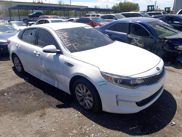 KIA OPTIMA EX 2016 with VIN 5XXGU4L30GG069389 - Photo from auction