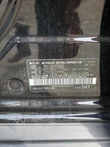 Photo 10 from auction – 2020 MITSUBISHI OUTLANDER with VIN JA4AZ3A33LZ034254