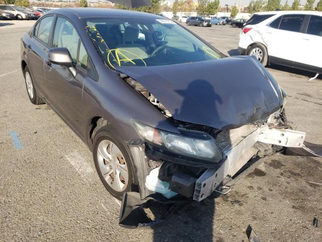 HONDA CIVIC LX 2013 with VIN 19XFB2F5XDE226949 - Photo from auction