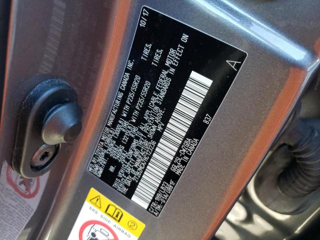 Photo 10 from auction – 2017 LEXUS RX 350 BAS with VIN 2T2BZMCA7HC123236