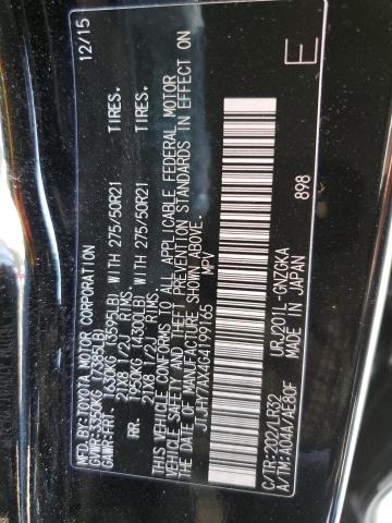 Photo 10 from auction – 2016 LEXUS LX 570 with VIN JTJHY7AX4G4199165