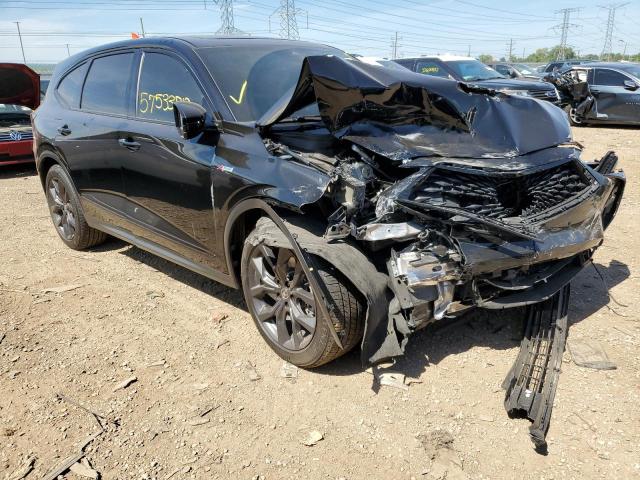 ACURA MDX 2022 with VIN 5J8YE1H07NL016069 - Photo from auction