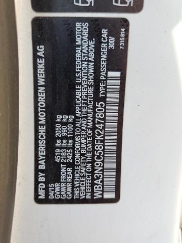 Photo 10 from auction – 2015 BMW 428 XI with VIN WBA3N9C58FK247805