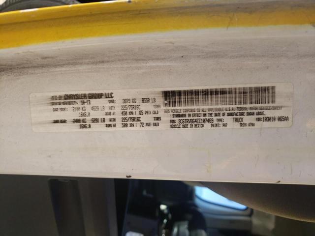 Photo 10 from auction – 2014 RAM PROMASTER with VIN 3C6TRVBG4EE107469