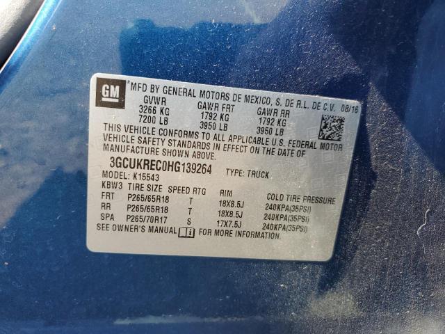 Photo 10 from auction – 2017 CHEVROLET silverado with VIN 3GCUKREC0HG139264