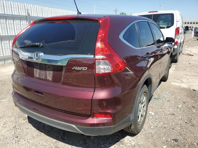 Photo 4 from auction – 2015 HONDA CR-V LX with VIN 2HKRM4H33FH642810
