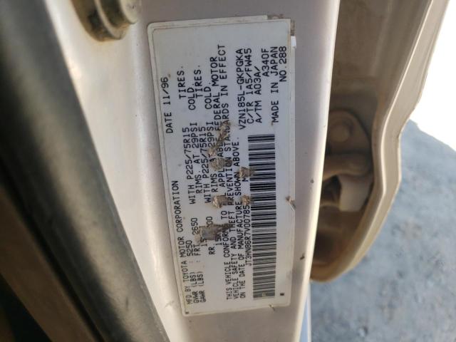 Photo 10 from auction – 1997 TOYOTA 4 RUNNER with VIN JT3HN86R7V0078585