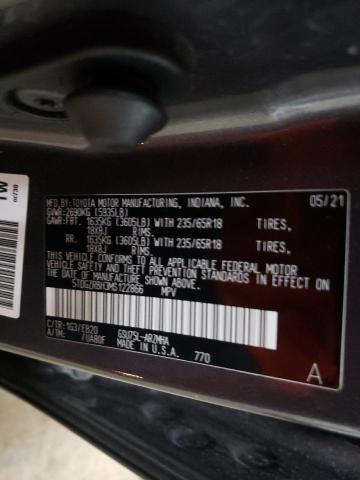 Photo 10 from auction – 2021 TOYOTA HIGHLANDER with VIN 5TDGZRBH3MS122866