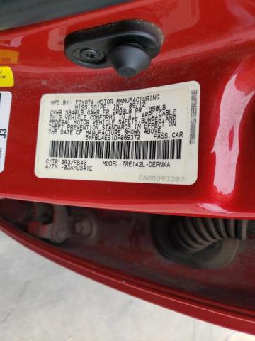 Photo 10 from auction – 2013 TOYOTA COROLLA BA with VIN 5YFBU4EE1DP089372