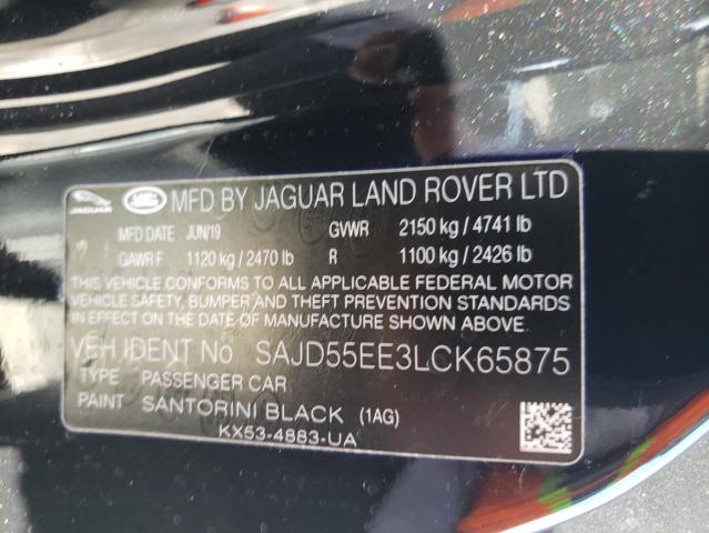 Photo 10 from auction – 2020 JAGUAR F-TYPE R with VIN SAJD55EE3LCK65875