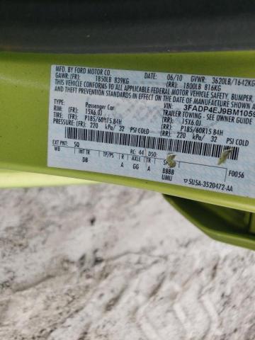 Photo 10 from auction – 2011 FORD FIESTA SE with VIN 3FADP4EJ9BM105941