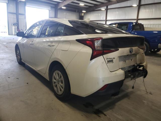 Photo 3 from auction – 2019 TOYOTA PRIUS with VIN JTDKARFU9K3083160