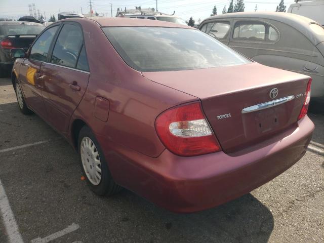 Photo 3 from auction – 2003 TOYOTA CAMRY LE with VIN JTDBE32K530180400
