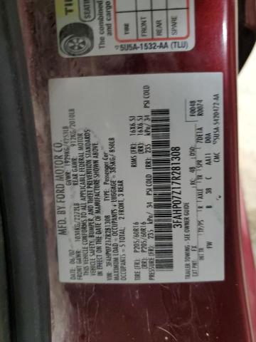 Photo 10 from auction – 2007 FORD FUSION with VIN 3FAHP07Z17R281308