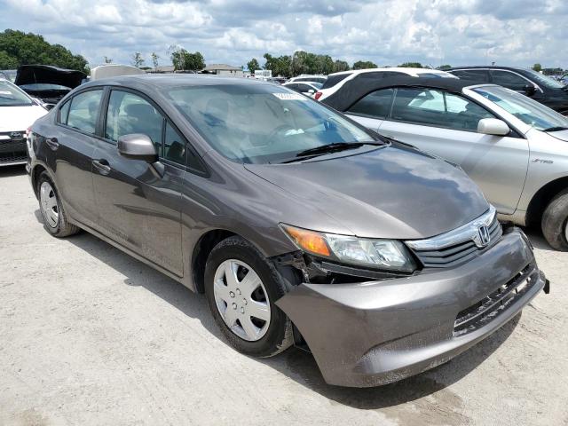 HONDA CIVIC LX 2012 with VIN 19XFB2F57CE007378 - Photo from auction