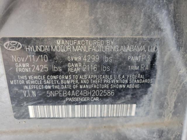 Photo 10 from auction – 2011 HYUNDAI SONATA GLS with VIN 5NPEB4AC4BH202586