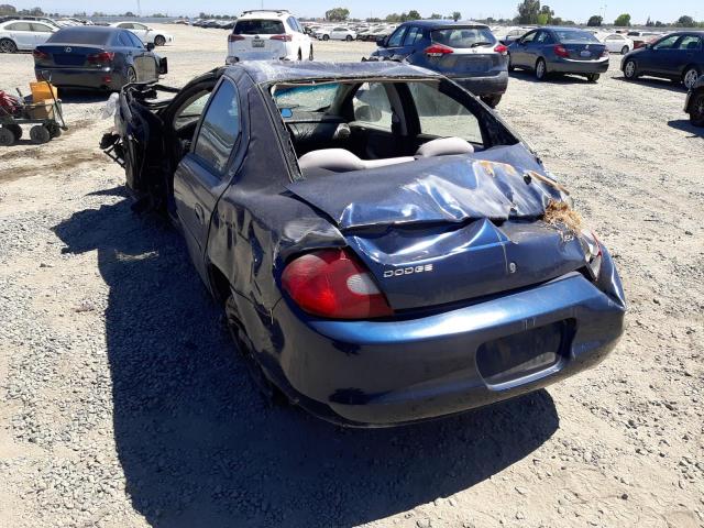 Photo 3 from auction – 2001 DODGE NEON SE with VIN 1B3ES46C81D196192