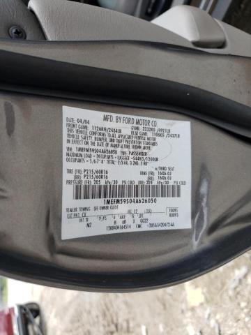 Photo 10 from auction – 2004 MERCURY SABLE LS P with VIN 1MEFM59S04A626050