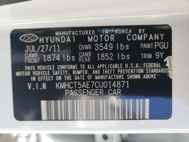 Photo 10 from auction – 2012 HYUNDAI ACCENT GLS with VIN KMHCT5AE7CU014871
