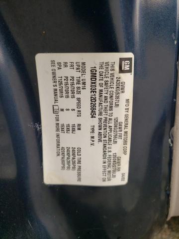 Photo 10 from auction – 2002 PONTIAC MONTANA with VIN 1GMDX03E12D268454