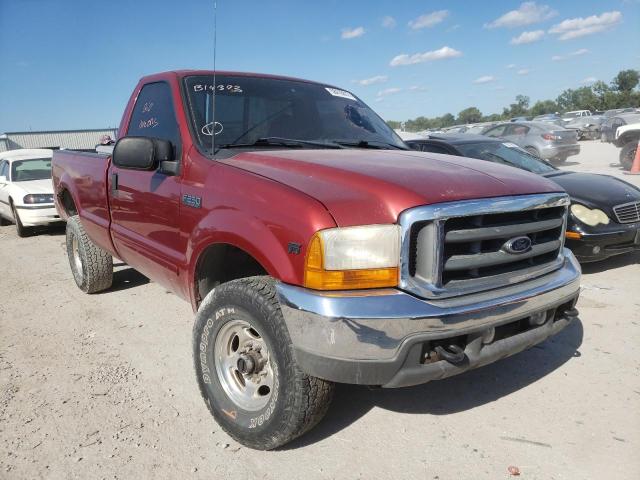 FORD F250 SUPER 2001 with VIN 1FTNF21S91EB14373 - Photo from auction