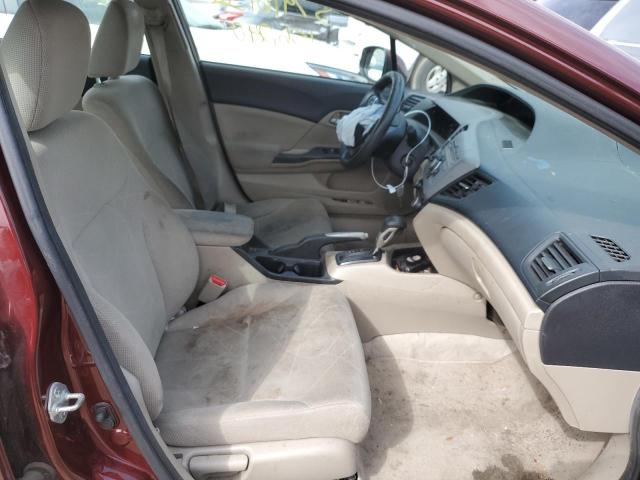 Photo 5 from auction – 2012 HONDA CIVIC LX with VIN 19XFB2F58CE025100