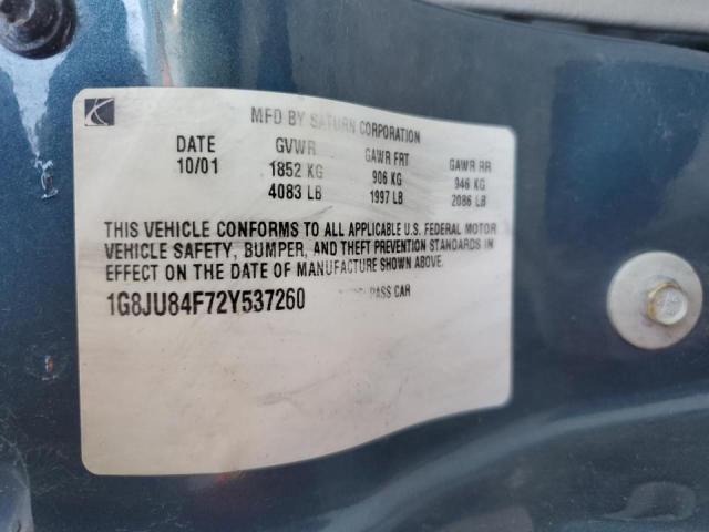 Photo 10 from auction – 2002 SATURN LW200 with VIN 1G8JU84F72Y537260