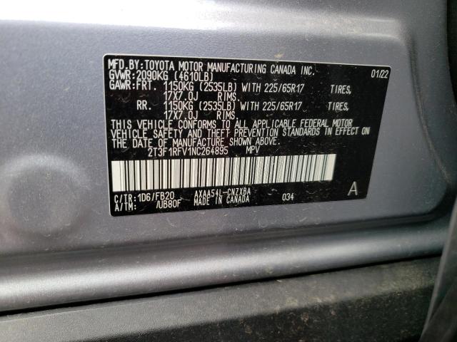 Photo 10 from auction – 2022 TOYOTA RAV4 LE with VIN 2T3F1RFV1NC264895