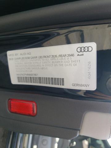 Photo 10 from auction – 2021 AUDI A5 PREMIUM with VIN WAUFACF54MA007851