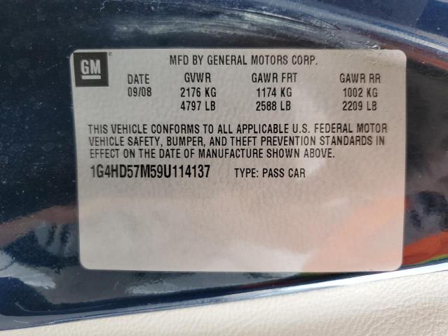 Photo 10 from auction – 2009 BUICK LUCERNE CX with VIN 1G4HD57M59U114137