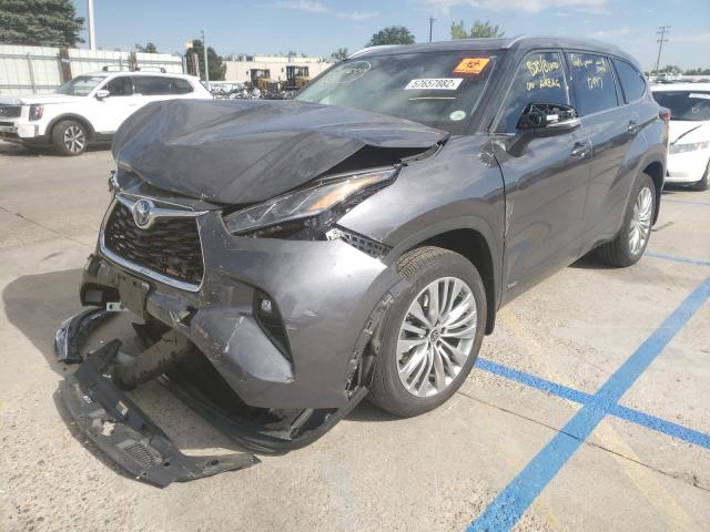 Foto 2 de la subasta – 2022 TOYOTA HIGHLANDER con VIN 5TDEBRCHXNS083768