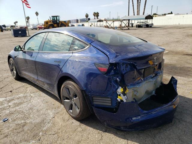 Photo 3 from auction – 2022 TESLA MODEL 3 with VIN 5YJ3E1EA0NF285751