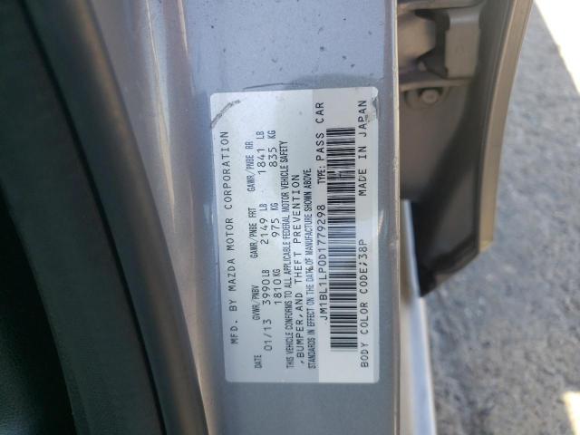 Photo 10 from auction – 2013 MAZDA 3 I with VIN JM1BL1LP0D1779298
