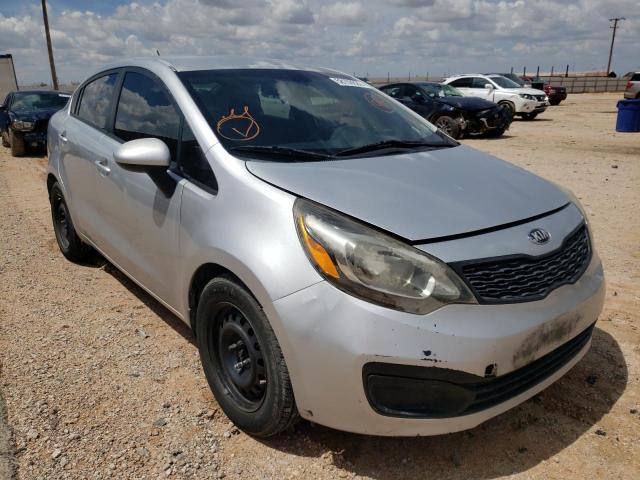 KIA RIO LX 2013 with VIN KNADM4A37D6285608 - Photo from auction