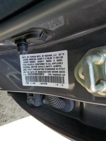 Photo 10 from auction – 2019 HONDA INSIGHT EX with VIN 19XZE4F50KE028913