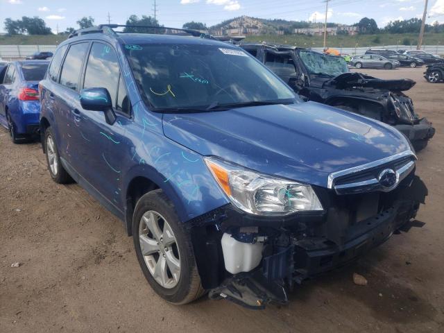 SUBARU FORESTER 2 2015 with VIN JF2SJAFC4FH596318 - Photo from auction