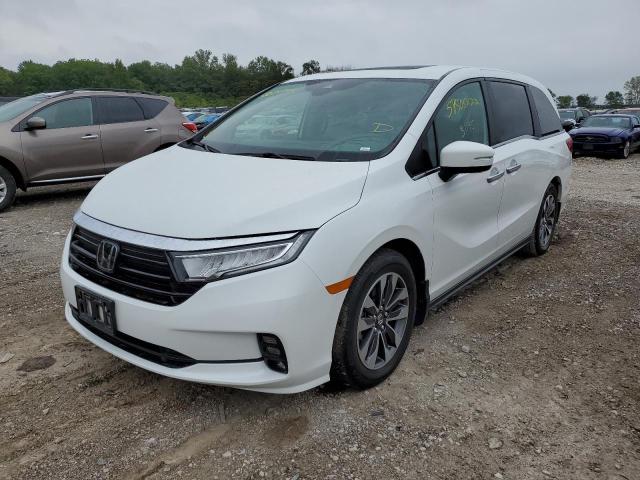 Photo 2 from auction – 2021 HONDA ODYSSEY EX with VIN 5FNRL6H75MB035014