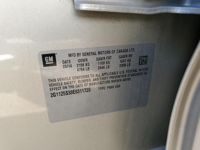 Photo 10 from auction – 2014 CHEVROLET IMPALA LT with VIN 2G1125S38E9311720