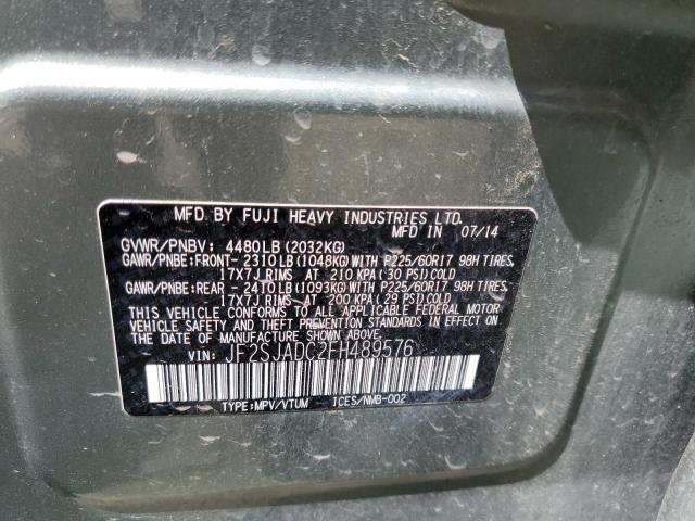 Photo 7 from auction – 2015 SUBARU FORESTER 2 with VIN JF2SJADC2FH489576