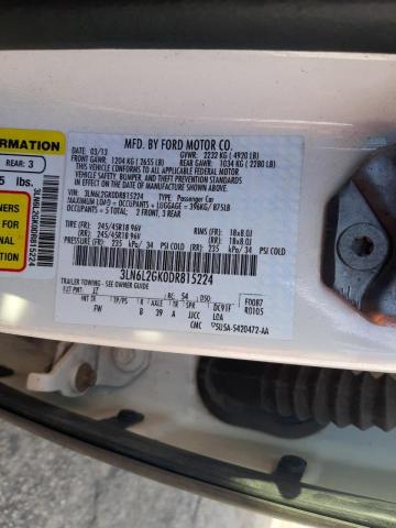 Photo 10 from auction – 2013 LINCOLN MKZ with VIN 3LN6L2GK0DR815224