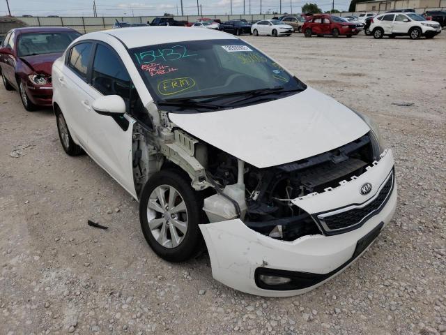 KIA RIO EX 2014 with VIN KNADN4A34E6362885 - Photo from auction