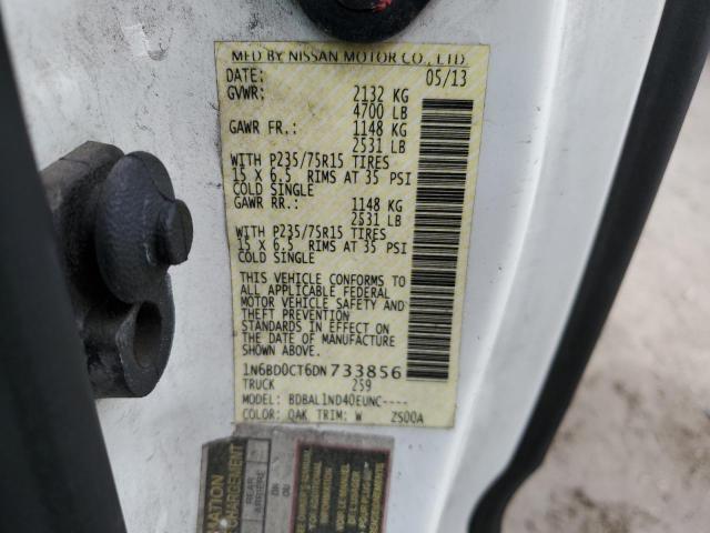 Photo 10 from auction – 2013 NISSAN FRONTIER S with VIN 1N6BD0CT6DN733856