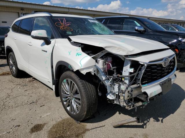 TOYOTA HIGHLANDER 2020 with VIN 5TDEBRCH4LS003507 - Photo from auction