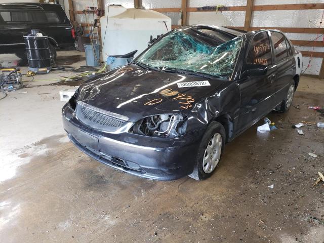 Photo 2 from auction – 2001 HONDA CIVIC EX with VIN 2HGES25741H589733
