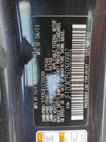 Photo 10 from auction – 2013 SUBARU BRZ 2.0 LI with VIN JF1ZCAC15D2609982
