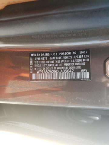 Photo 10 from auction – 2013 PORSCHE CAYENNE with VIN WP1AA2A28DLA05642